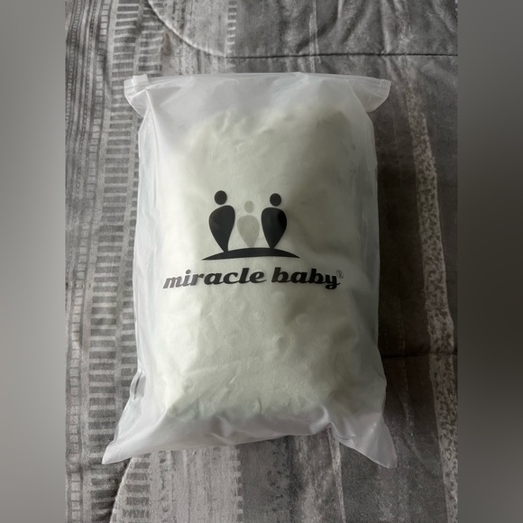 Miracle Baby Minky Reversible Swaddle Wrap Blanket - Picture 4 of 6